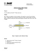 Adhesion Testing of HP+™ Flash to plywood